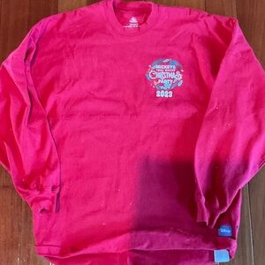 Disney Red Mickey's Christmas Party Sweatshirt
